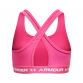 Pink Girls Under Armour Crossback Sports Bra with crossover straps from O'Neills