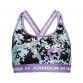 Purple Girls Under Armour Crossback Sports Bra with crossover straps from O'Neills