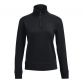 Women's Black Under Armour Quarter Zip Top, with soft inner layer from O'Neills.