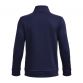 Navy Under Armour Kids' Armour Fleece® ¼ Zip, with Soft inner layer traps heat to keep you warm, from O'Neills.