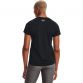 Black Under Armour women's gym t-shirt with v-neck collar from O'Neills.