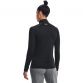 Black Under Armour women's half zip training top with long sleeve from O'Neills.