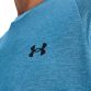 Blue Under Armour men's short sleeve gym t-shirt with black UA logo from O'Neills.