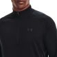 Black Under Armour men's half zip top with UA logo from O'Neills.