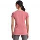 Women's Under Armour pink t-shirt with short sleeves from O'Neills.