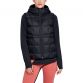 Black Under Armour women's gilet with zip pockets and hood from O'Neills.