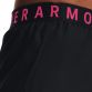 Black and Pink Under Armour women's gym shorts with pockets from O'Neills.