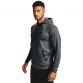 Grey Under Armour men's hoodie with black UA logo on left chest from O'Neills.