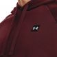 Chestnut Red Under Armour Men's Rival Fleece Hoodie, with Brushed interior from O'Neills