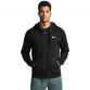 Black Under Armour men's hoodie with full zip from O'Neills.