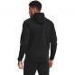 Black men's Under Armour full zip hoodie with side pockets from O'Neills.