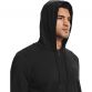 Black men's Under Armour full zip hoodie with side pockets from O'Neills.