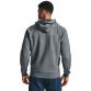 Grey Under Armour men's full zip jacket with hood and side pockets from O'Neills.