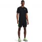 Black Under Armour men's running t-shirt with reflective detail from O'Neills.