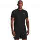 Black Under Armour men's short sleeve t-shirt with reflective detail from O'Neills.