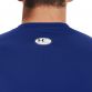 Blue Men's Under Armour long sleeve baselayer top with white UA logo from O'Neills.