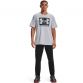 Grey Under Armour men's casual t-shirt with camouflage print from O'Neills.