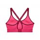 Pink Under Armour women's training sports bra with cross back straps from O'Neills.