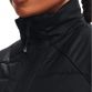 Black Under Armour women's waterproof and windproof jacket with full zip and zip pockets from O'Neills.