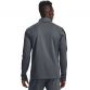 Grey Under Armour men's half zip top with with UA logo from O'Neills.