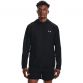 Black Under Armour men's running jacket with hood from O'Neills.