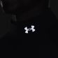 Black men's Under Armour running half zip top with reflective detail and thumbholes from O'Neills.