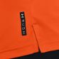 Orange men's Under Armour Rush running t-shirt with short sleeves and black UA logo from O'Neills.