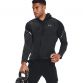 Black Under Armour men's training full zip hoodie with UA logo on left chest from O'Neills.