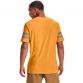 Orange Under Armour men's casual t-shirt with grey stripes on sleeves from O'Neills.