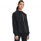 Black Under Armour Women's Woven Full Zip Jacket with Open hand pockets from O'Neills