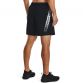 Black Under Armour Men's UA Woven Graphic Shorts, with open hand pockets from O'Neills