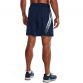 Men's Navy Under Armour Woven Graphic Shorts, with open hand pockets from O'Neills.