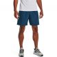 Blue Under Armour Men's Woven Graphic Shorts, with Open hand pockets from O'Neills.