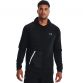 Men's Black Under Armour Rush All Purpose Hoodie, with raglan sleeves from O'Neills.