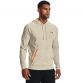 Men's Beige Under Armour Rush All Purpose Hoodie, with raglan sleeves from O'Neills.