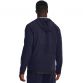 Navy Under Armour Men's Woven Perforated Windbreaker Jacket, with wind resistant materials from O'Neills
