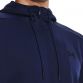 Navy Under Armour Men's Fleece® Full-Zip Hoodie, with soft inner layer from O'Neills. 