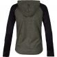 Women's Savannah Fleece Full Zip Hoodie Khaki / Black / Pink