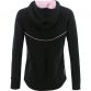 Women's Savannah Fleece Full Zip Hooded Top Black / Pink