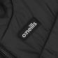 Black Women’s boxy puffer jacket with side pockets and adjustable hem with toggle by O’Neills. 