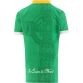 Kids Green/Amber Celtic Cross jersey with embroidered Celtic Cross on the chest and Celtic cross watermark design with the lettering ‘In Éirinn tá Neart’ on back by O’Neills. 