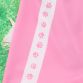 Pink Women’s Think Paw-Sitive O’Neills ploughing jersey with image of a puppy and O’Neills ball on the front.