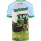 Living the Green O'Neills Ploughing Championships Jersey with a green tractor and O'Neills football back view.