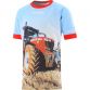 Blue and red Massive O'Neills Ploughing Jersey with red tractor on the front.