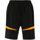 Skirlaugh RLFC Loxton Woven Leisure Shorts Black / Amber / White
