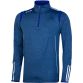 Marine, Royal and White Kids' Solar brushed half zip features a fleece inner lining from O’Neills