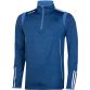 Marine, Sky and White Kids' Solar brushed half zip features a fleece inner lining from O’Neills