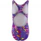 pink, purple and yellow Speedo Kids' swimsuit in a splashback design from O'Neills