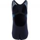 navy and blue Speedo Kids' swimsuit in a flyback design from O'Neills