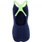 navy and green Speedo women's swimsuit in a medalist design from O'Neills